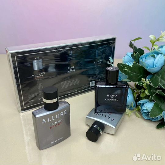 Подарочный набор духов Chanel Pour Homme 3x25 ml