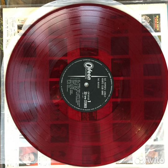 The Beatles, LP, Japan, редкие, 1st press, Red