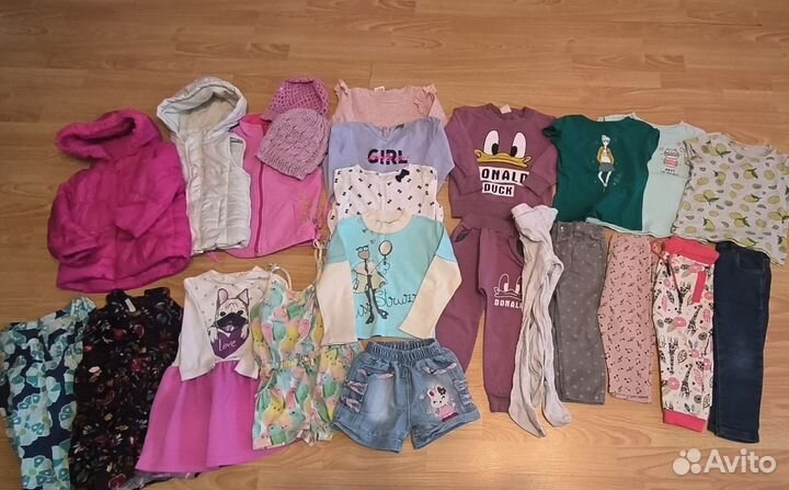 Пакет вещей на девочку 86-92