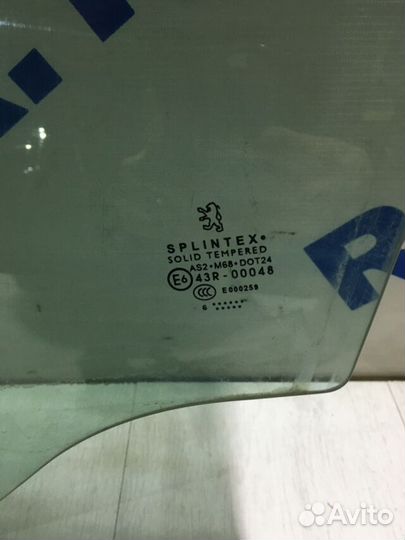 Стекло передней двери лев peugeot 307 1.6 ат хетчбек