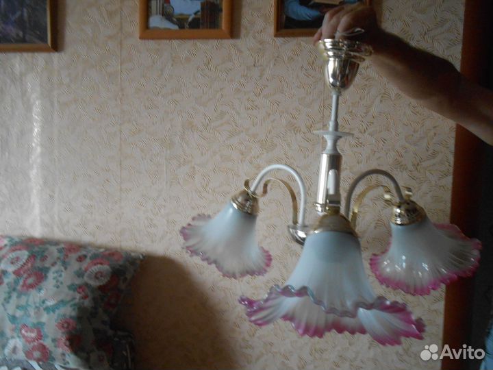 Люстра потолочная 3 рожковая