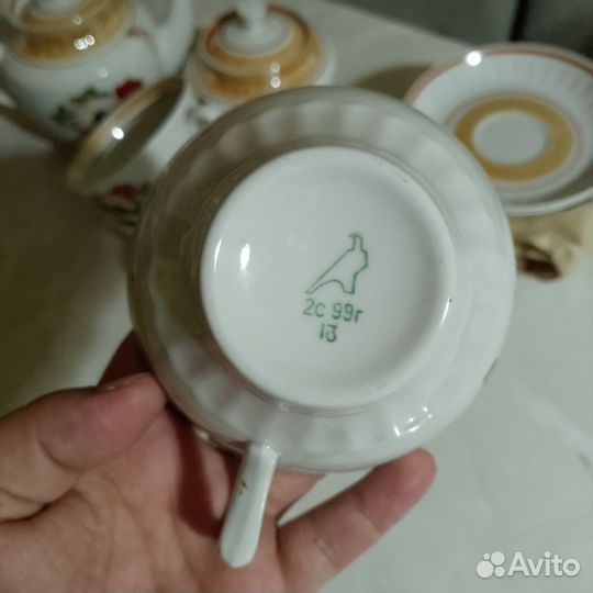 Чайный сервиз дулево розы