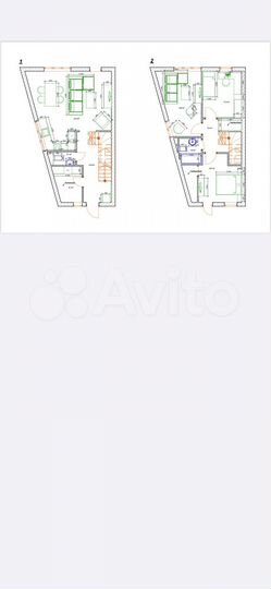 Таунхаус 169,1 м² на участке 3 сот.