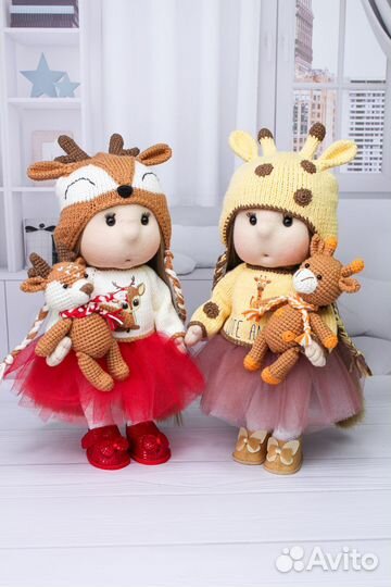 Текстильная игровая кукла