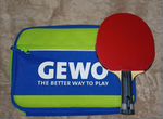 Ракетка для настольного тенниса donic+сумка Gewo