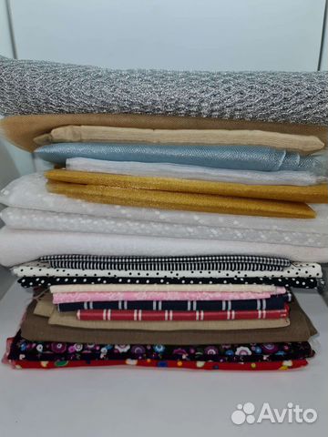 Отрезы тканей для рукоделия