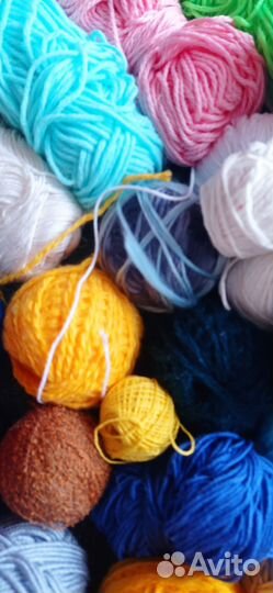 Нитки пряжа пакетом