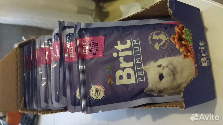 Влажный корм для кошек Brit