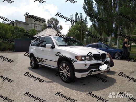 Передняя юбка BMW X5 e53 4.8