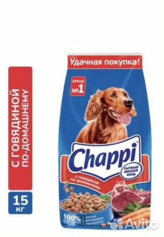 Корм для собак Chappi 15 кг