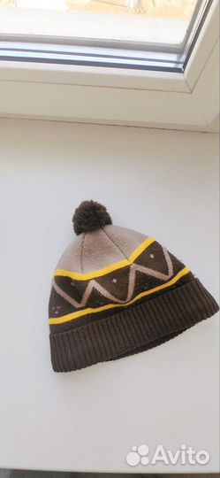 Шапка демисезонная для мальчика 6-8 лет