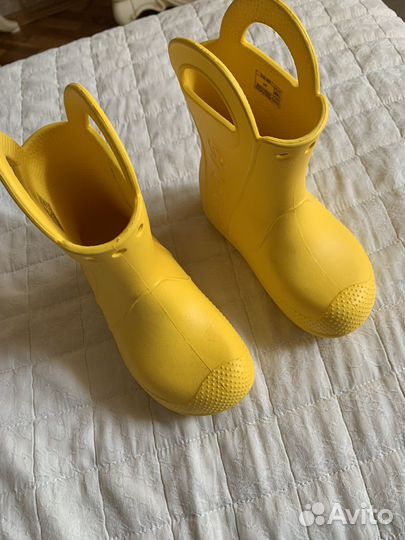 Резиновые сапоги crocs детские