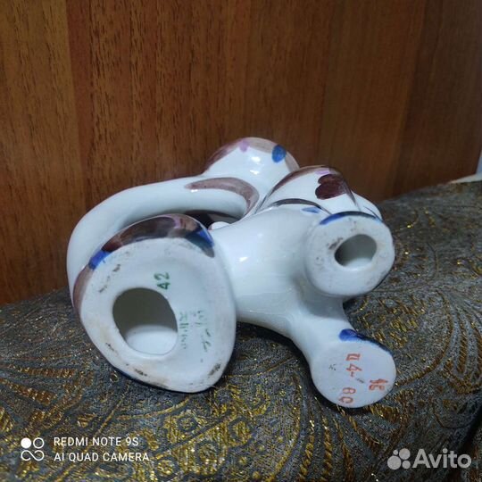 Подсвечник керамический Лев зик