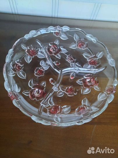 Конфетница с ручкой, менажница,блюдо, ваза-сердце