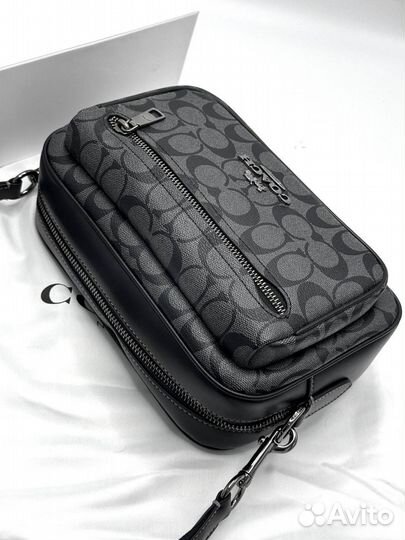 Сумка натуральная кожа Coach