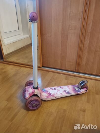 Самокат детский трехколесный бу