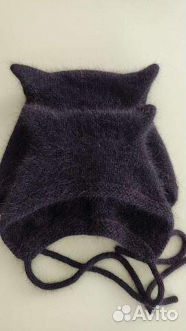 Шапка чепчик с ушками