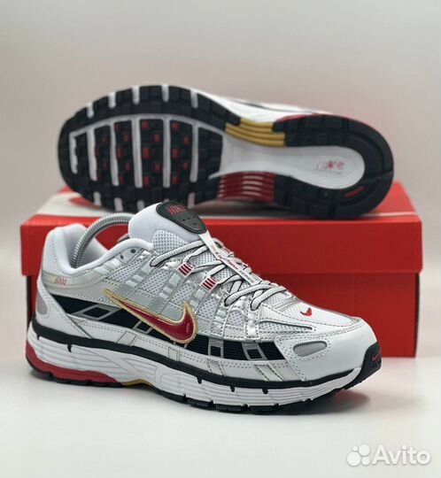 Кроссовки мужские Nike P-6000 белые