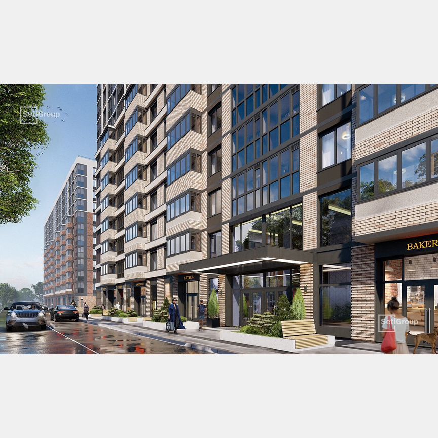 1-к. квартира, 34,4 м², 1/12 эт.