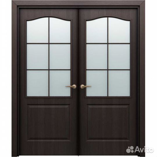 Дверь межкомнатная остекленная пвх