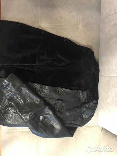 Кожаная куртка мужская