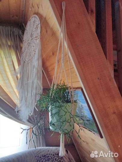 Подвес макраме для кашпо