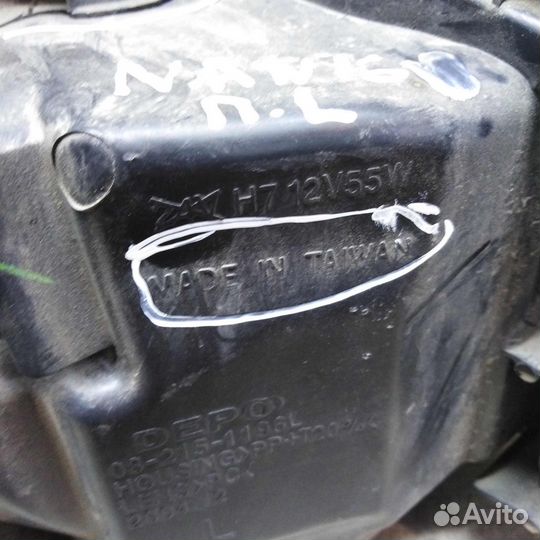 Фара передняя левая Nissan Almera N16 седан