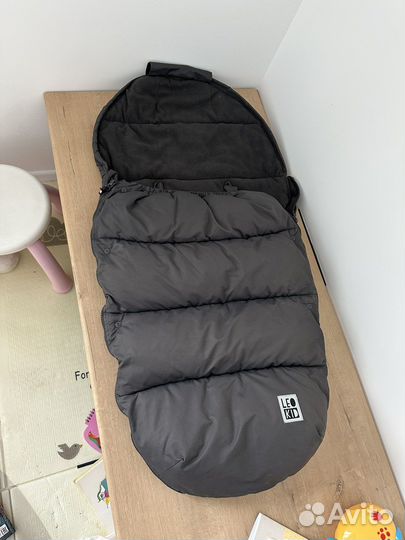 Зимний конверт в коляску leokid