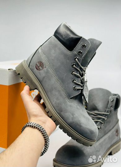 Ботинки Timberland серые