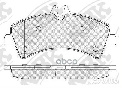 Колодки тормозные дисковые задние NiBK PN0038 Я