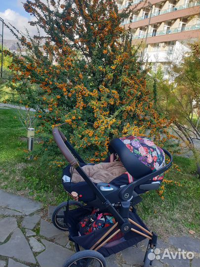 Коляска cybex priam 2 в 1 rose gold