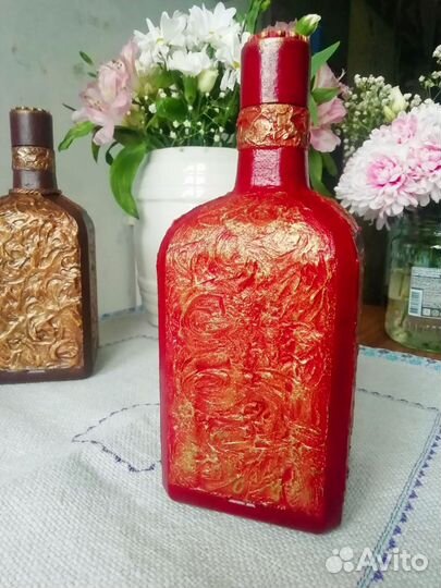 Бутылка декоративная