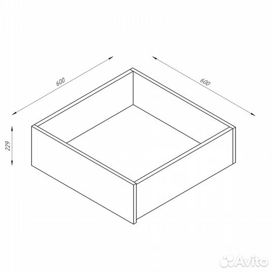 Ящик под кровать выкатной IKEA
