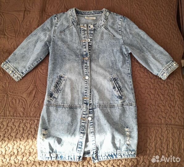 Джинсовый кардиган