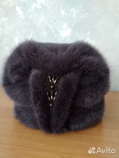 Шапка женская норковая новая