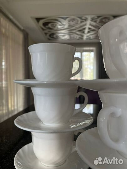 Чайные чашки с блюдцем