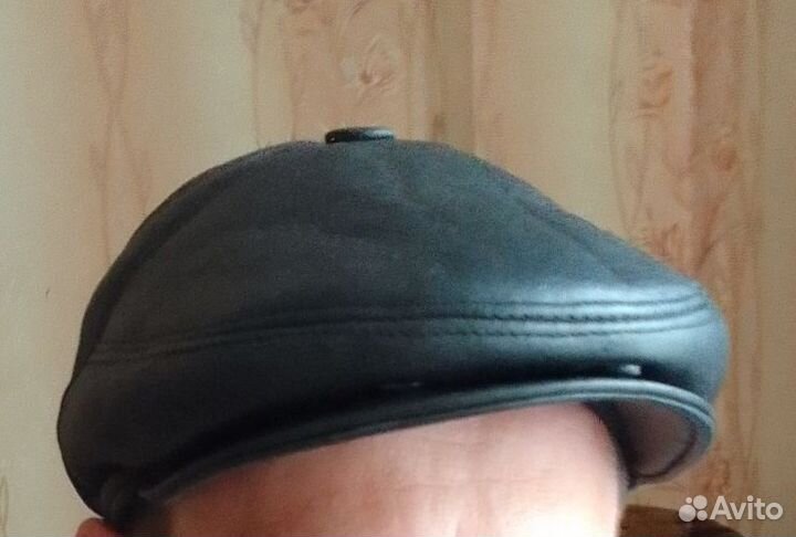 Кепка мужская теплая мех кожа новая