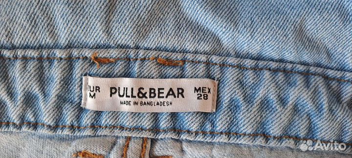 Комбинезон джинсовый летний женский Pull&Bear