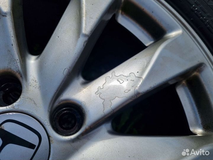 Комплект колес honda crv 3 диски и зимняя резина