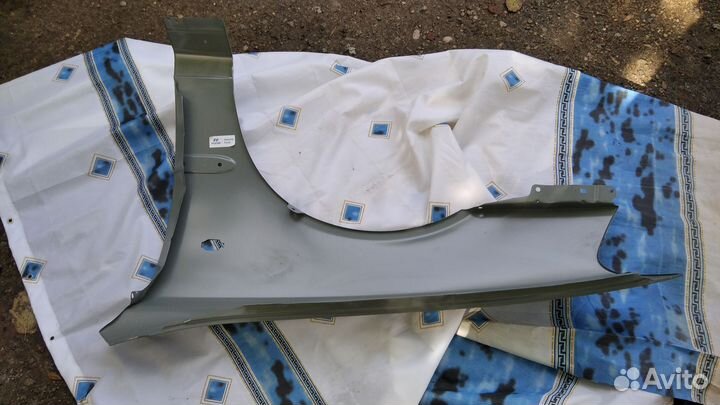 Новое правое крыло hyundai accent