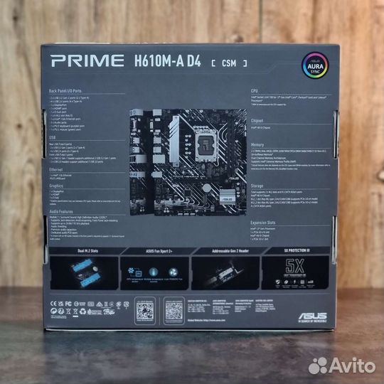 Материнская плата 1700 asus prime H610M-A