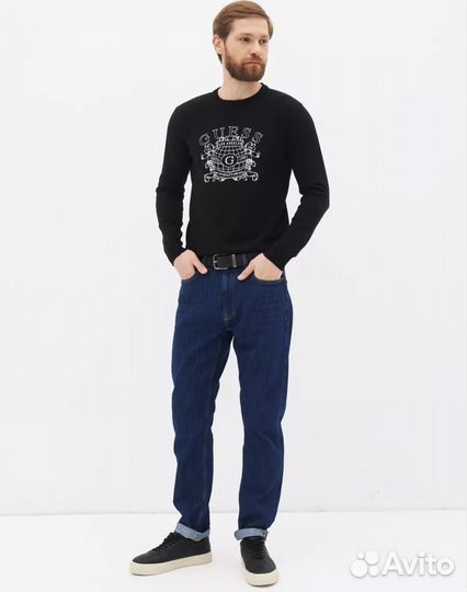 Свитшот однотонный guess