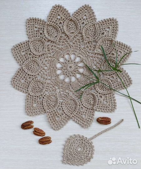 Салфетка интерьерная (частично рельефная)