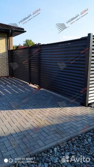 Забор жалюзи Еврожалюзи