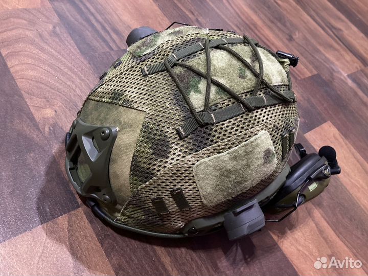 Баллистический шлем с гарнитурой и чехлом