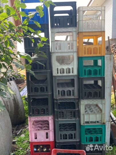 Пластиковый ящик для бутылок