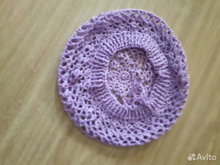 Сиреневый берет