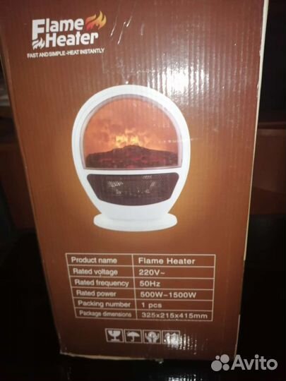 Обогреватель, вентилятор камин электрический