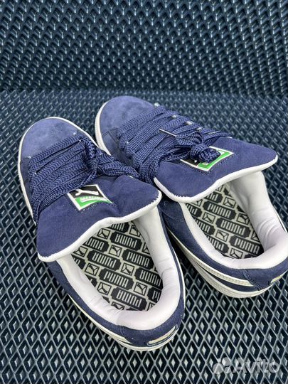 Кроссовки puma suede xl navy 41-45 замшевые