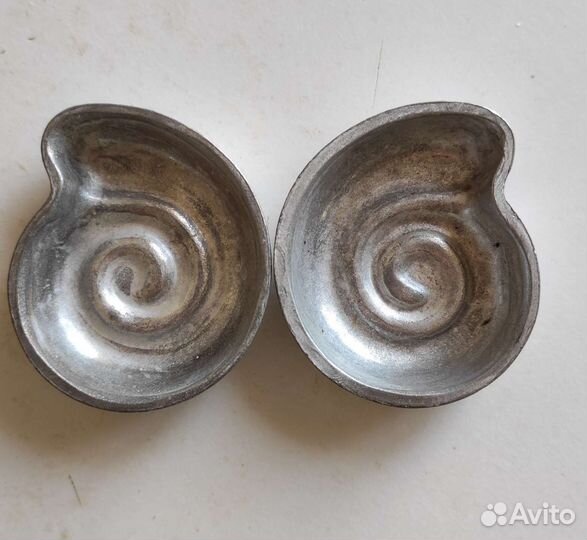 Формочки для печенья Улитка, СССР, новые, 32 шт